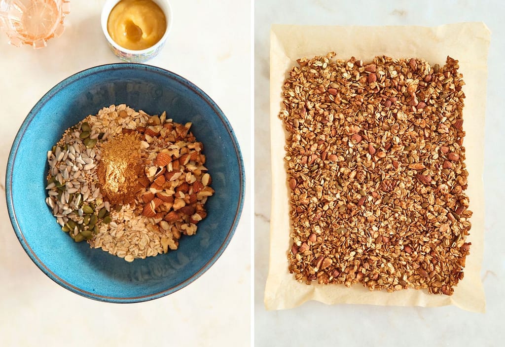 Aprende como fazer Granola Caseira de Maçã e Canela em 30 minutos