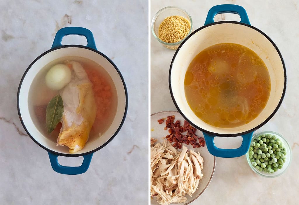 Aprende como fazer Canja de frango com massa Receita simples