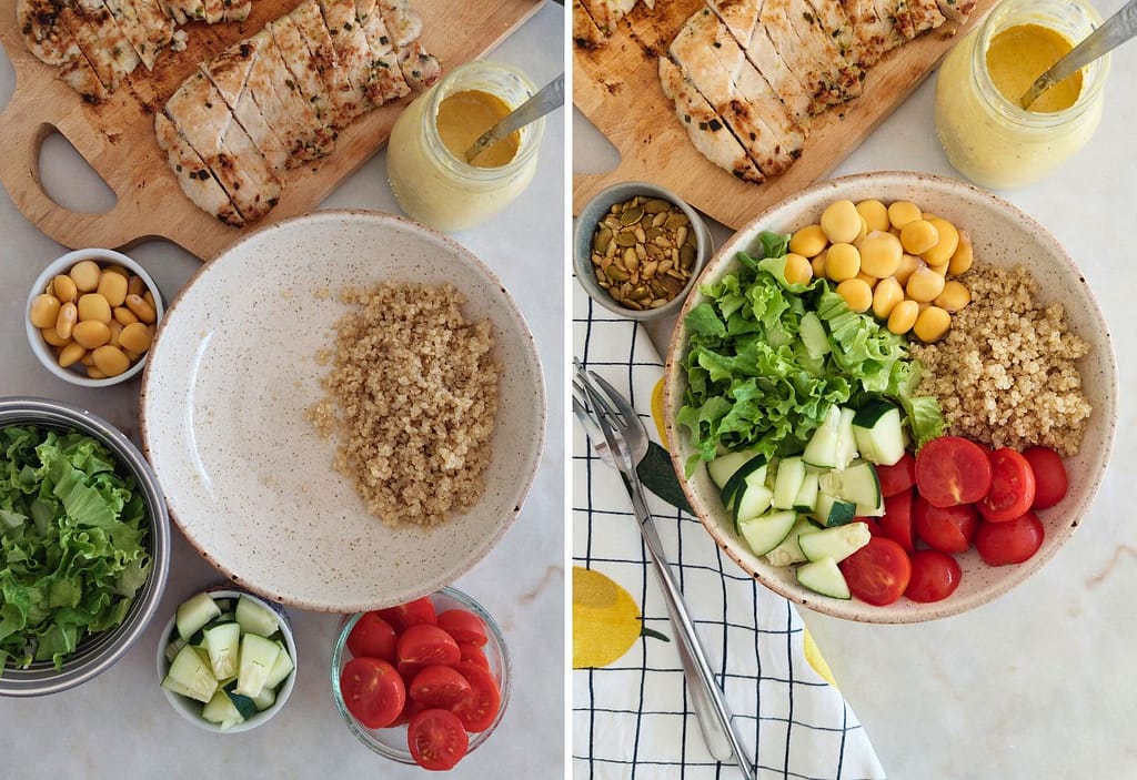 Receita com passo a passo de refeição leve para a semana rápida e saudável