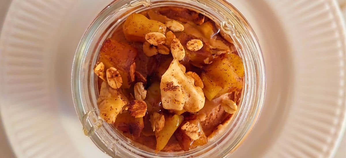 Pequeno-almoço Saudável para levar | Panquecas de Noz, Limão e Maçã