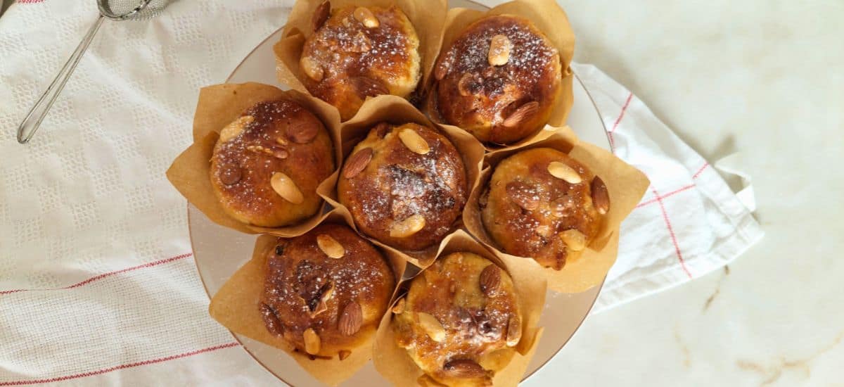 Muffins Bolo Rainha Fáceis e Rápidos | Receita Saudável para o Dia de Reis