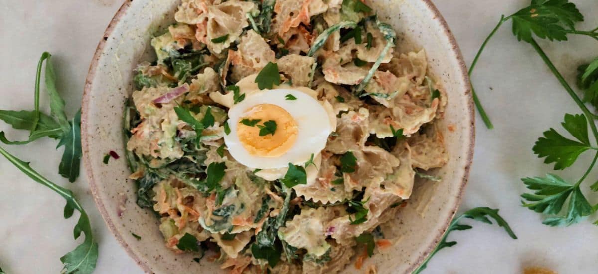 Salada Fria de Massa com Maionese Saudável