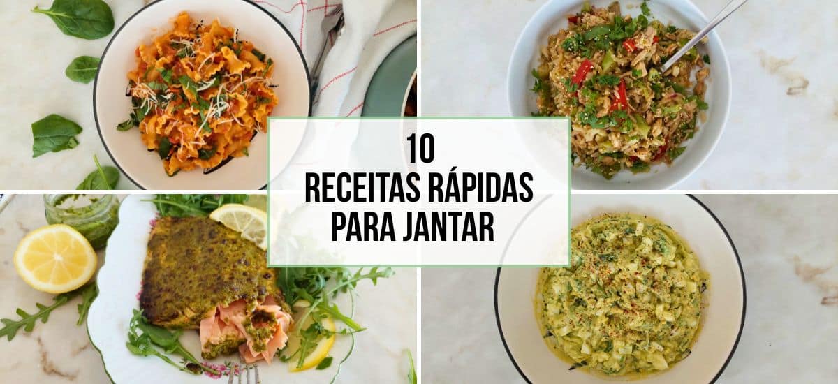 10 receitas rápidas para jantar: Receitas Simples e Saborosas