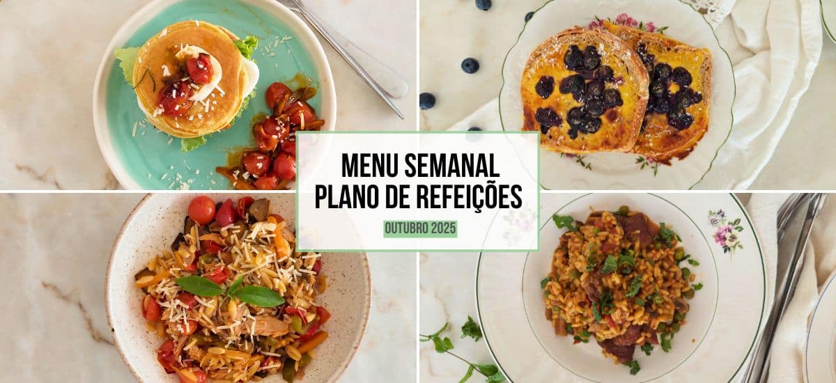 Menu Semanal: Plano de Refeições | outubro 2025