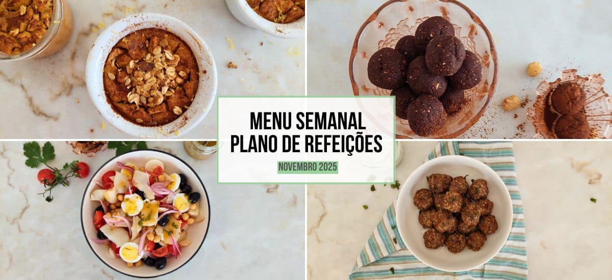 Menu Semanal: Plano de Refeições | Novembro 2025