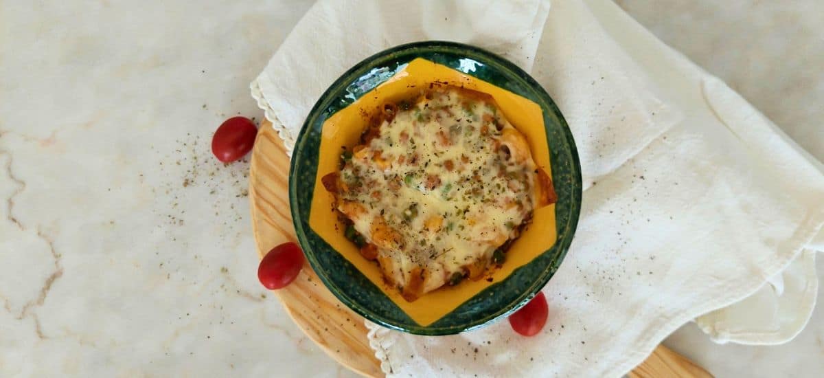 Gratinado com Carne Picada Rápido e Fácil | Receita de Massa com Queijo