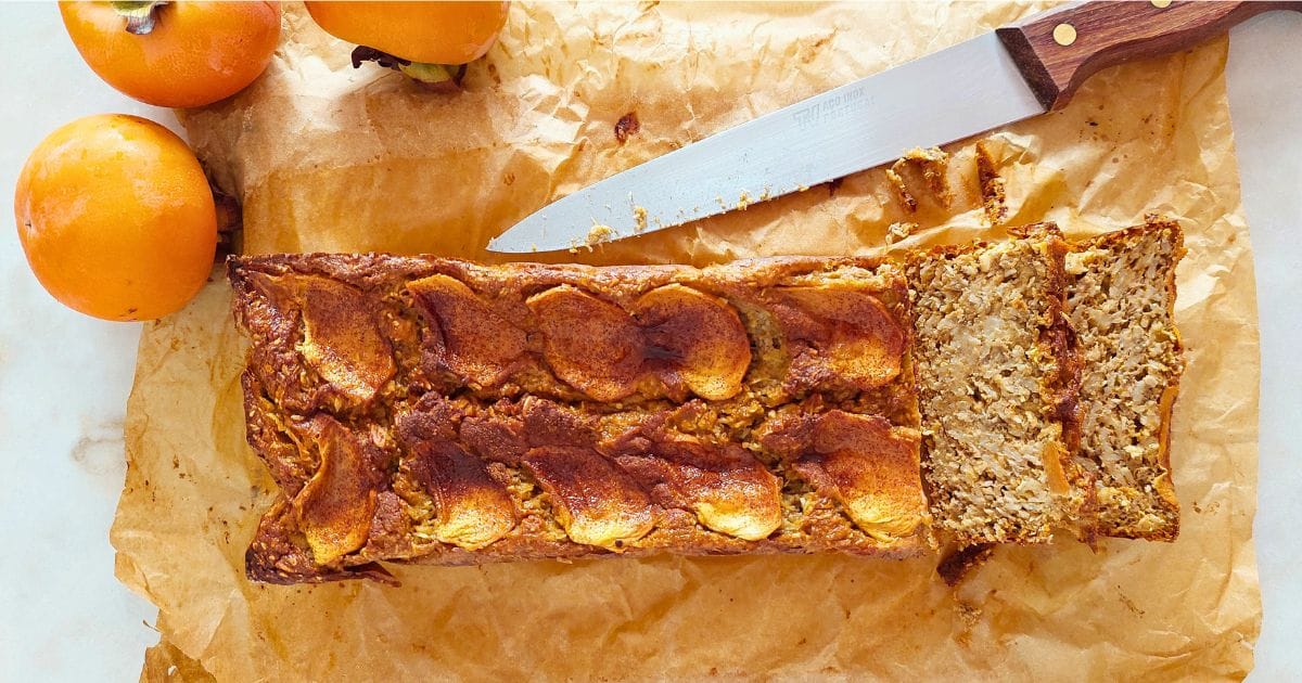 Pão de Aveia e Diospiro – Receita Saudável, Fofinha e Perfeita para o Outono