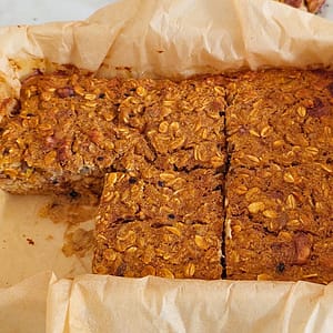 _papas de aveia pumpkin pie assadas no forno