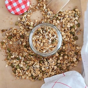 Receita Granola Salgada Caseira Na frigideira
