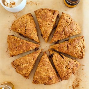 Receita de Scones de Cenoura sem açúcar