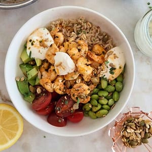 Receita rápida de Poke Bowl de Camarão