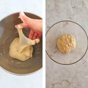 amassar por 15 minutos e mudar de taça