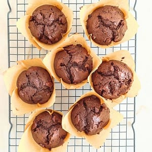 Receita rápida Muffins de Chocolate e Cereja