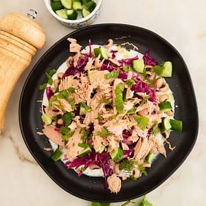 Receita rápida Salada de feijão frade com atum