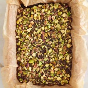 leva a assar o bolo de chocolate e courgette ao forno