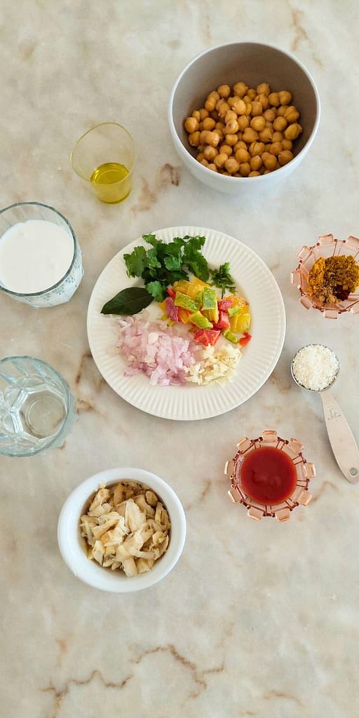 ingredientes para almoço rápido e delicioso