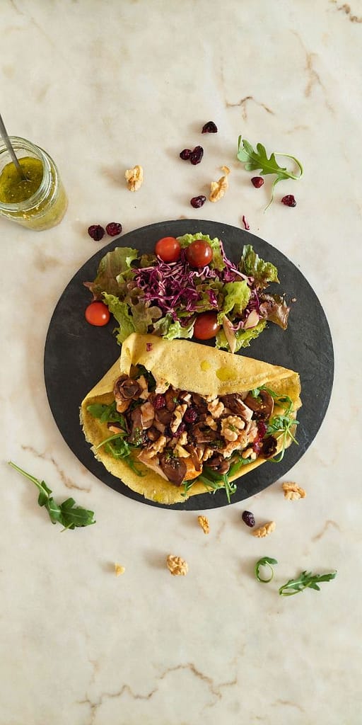 Crepe de Frango Receita Rápida para Almoço em 10 Minutos