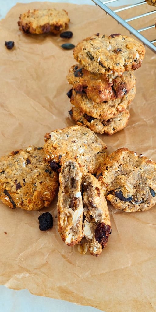 Pequeno-almoço ou lanche delicioso com estas Bolachas proteicas na Airfryer