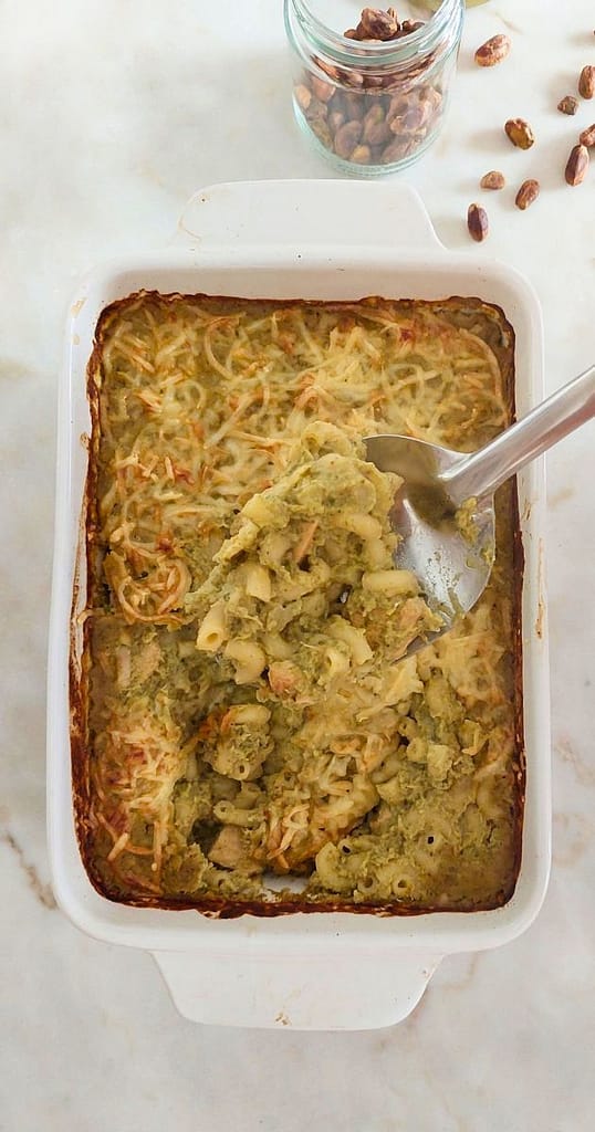 Receita de Gratinado de Frango Massa Saborosa e Molho de Brócolos