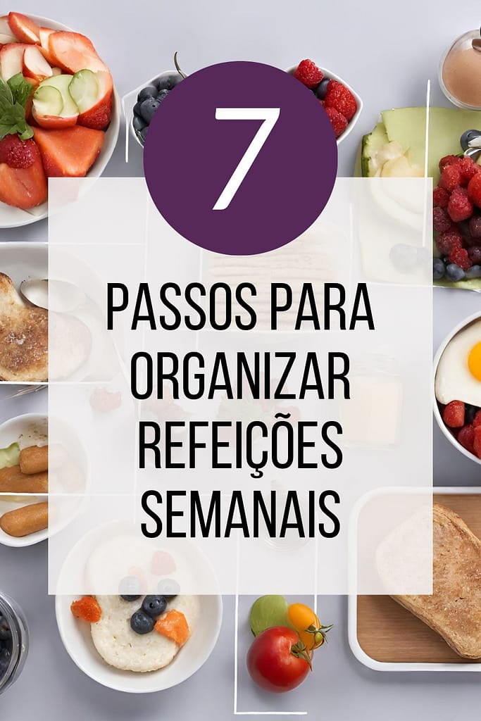 Passo a passo de como organizar refeições semanais: 7 passos: escrever a lista de compras baseada no inventário da despensa
