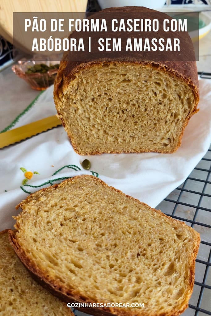 Fluffy and soft homemade pumpkin sandwich bread - sliced