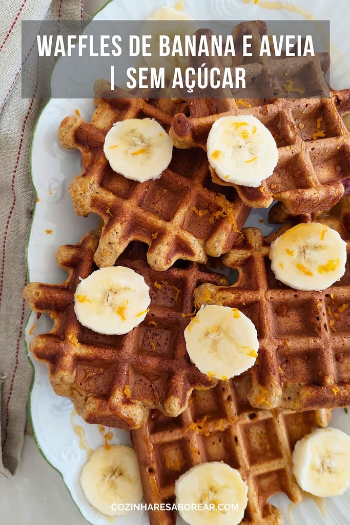 Receita Fácil e rápida para pequeno almoço ou lanche goffres sem açúcar