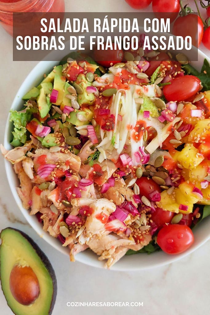 Receita para refeição leve, saudável e prática. Aproveitamento de sobras