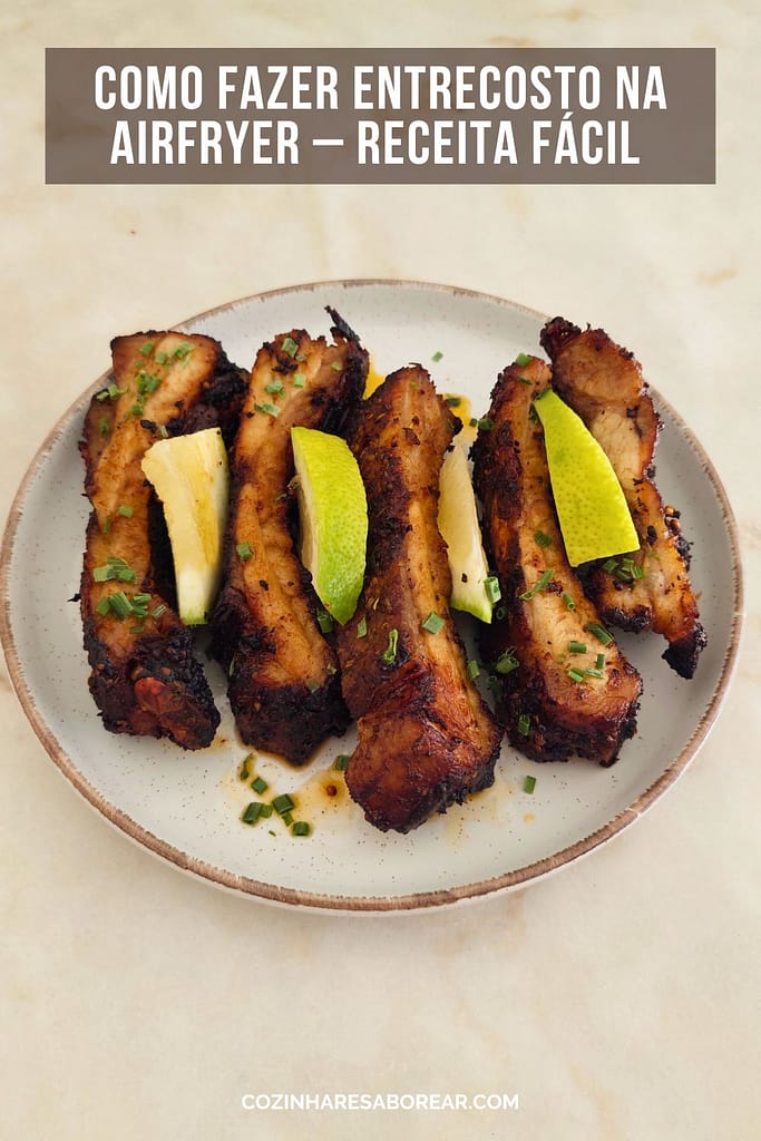 _Receita Fácil com Mel e Especiarias_Como Fazer Entrecosto na Airfryer