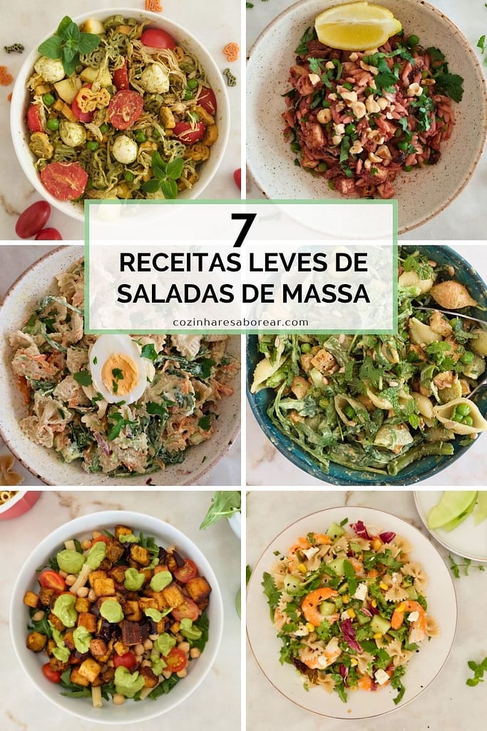 7 Saladas de Massa Leves e Irresistíveis!
