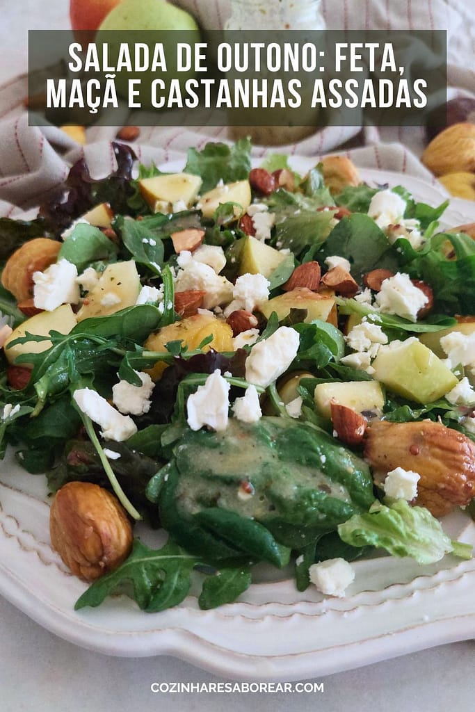 Fall Salad Recipe: Feta, Apple & Roasted Chestnuts