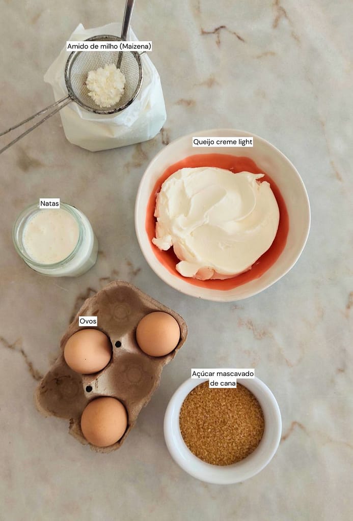 ingredientes para tarta de queso