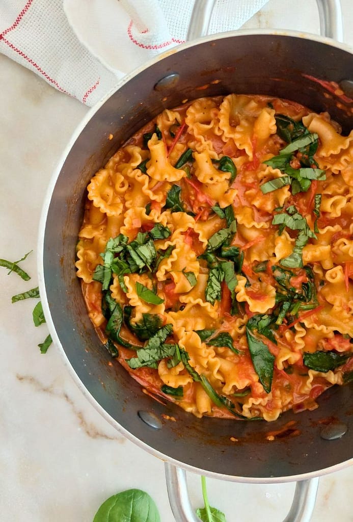 Massa com Tomate e mascarpone One Pot Meal receita fácil