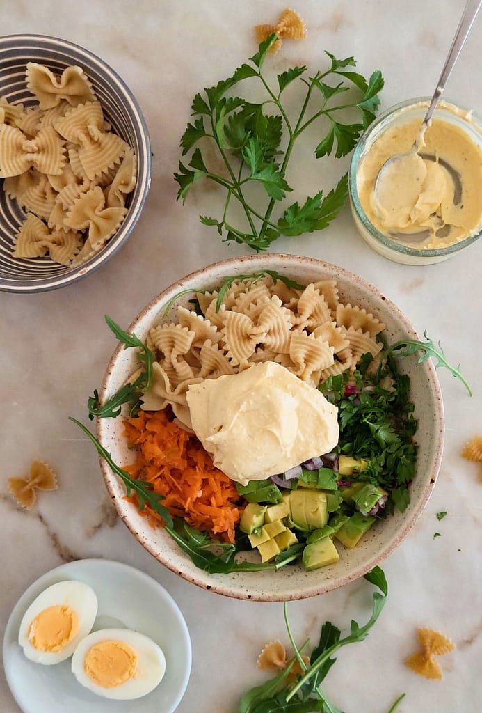 Receita rápida de Salada fria de Massa com maionese saudável