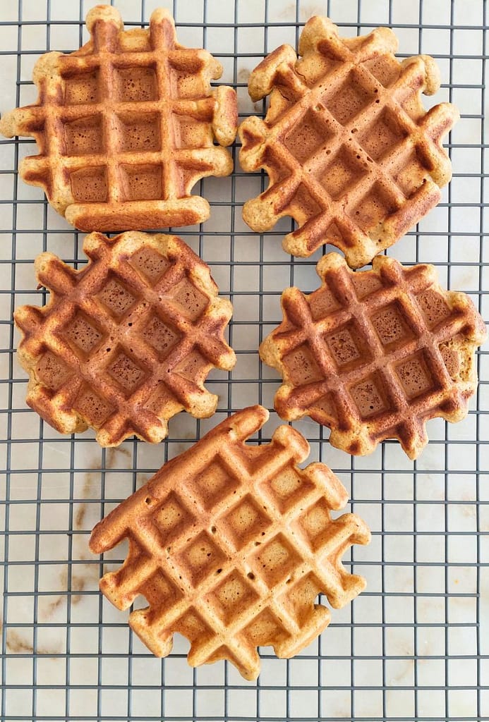 Receita simples de Waffles de Banana e Aveia sem açúcar