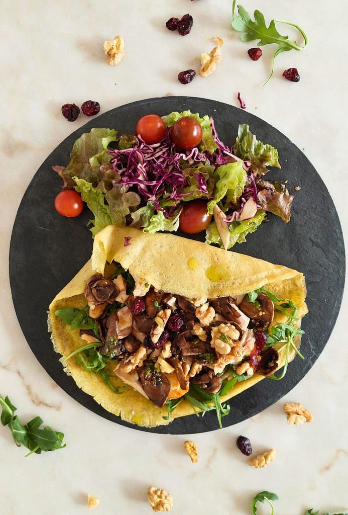 organização e planeamento Receitas Fáceis crepe de frango