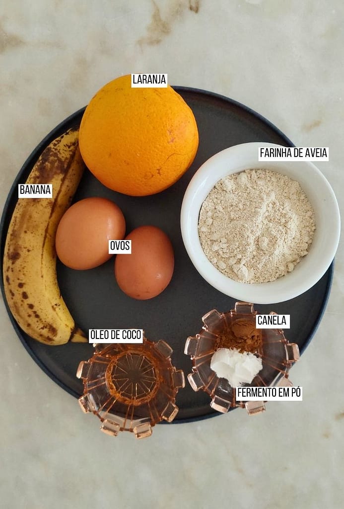 Ingredientes para um pequeno-almoço, lanche ou brunch simples e rápido