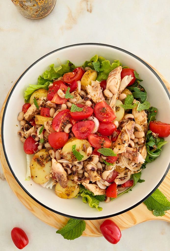 _Receitas Simples e Dicas de planeamento salada de cavala e feijão frade