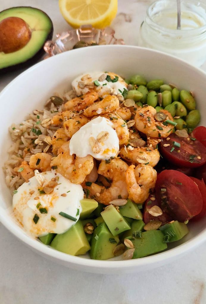 Receita rápida e simples de Poke Bowl de Camarão