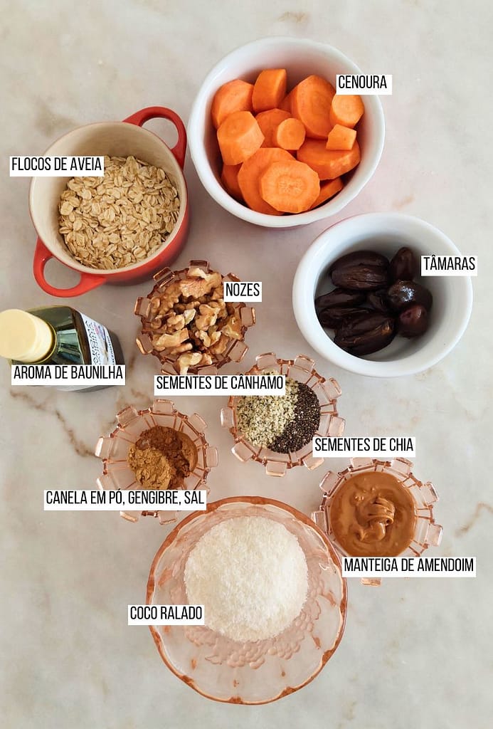 Ingredientes para Snack fit para lanche Receita rápida em 10 minutos (1)