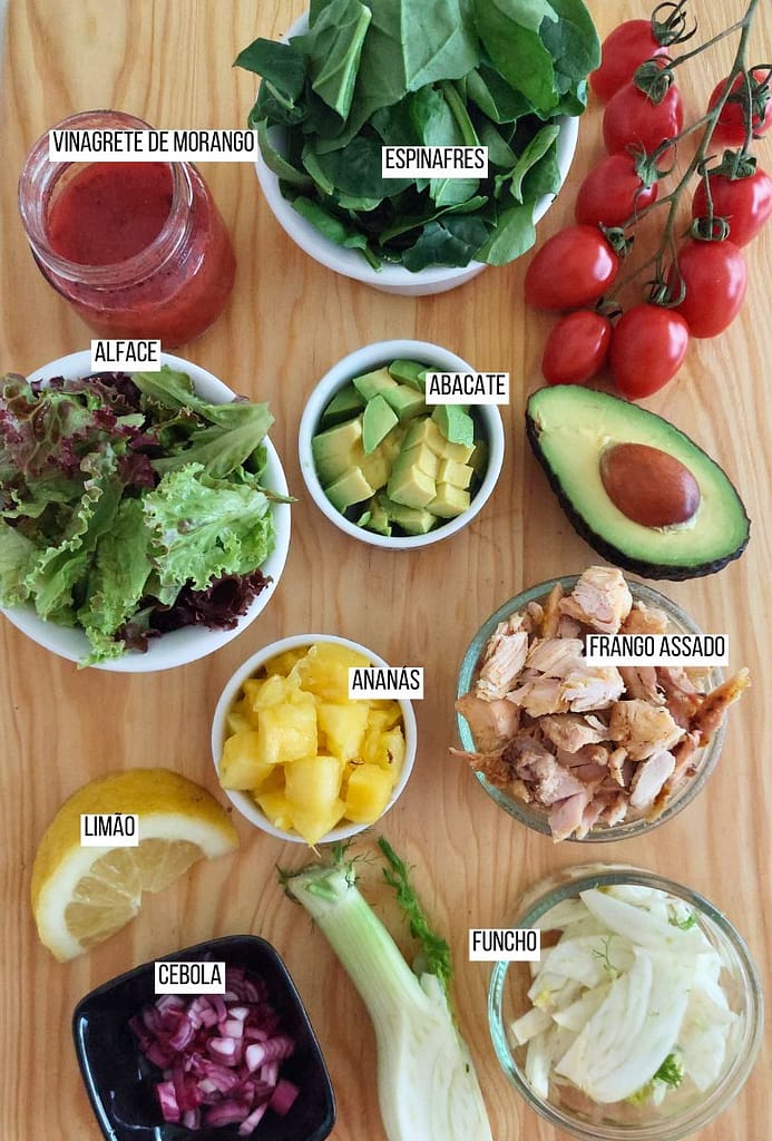 ingredientes Receita para refeição leve, saudável e prática. Aproveitamento de sobras