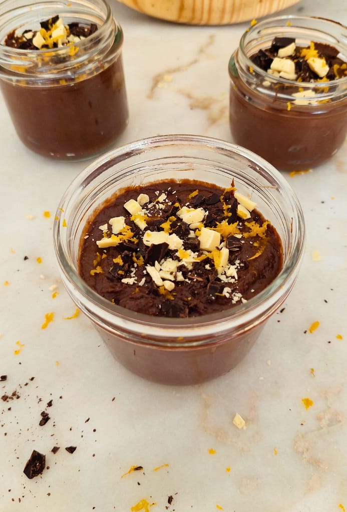 Mousse de Chocolate e Laranja Saudável ementa semanal plano de refeições