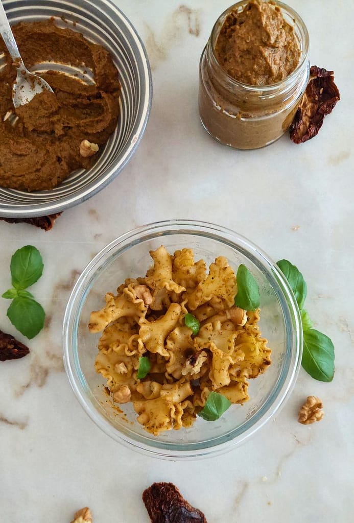 Receita caseira de Molho Pesto de Tomate Seco (Pesto Rosso)