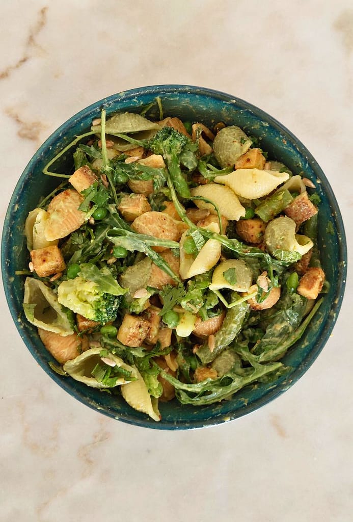 _Salada de Tofu com Maionese de Abacate 7 melhores saladas de massa