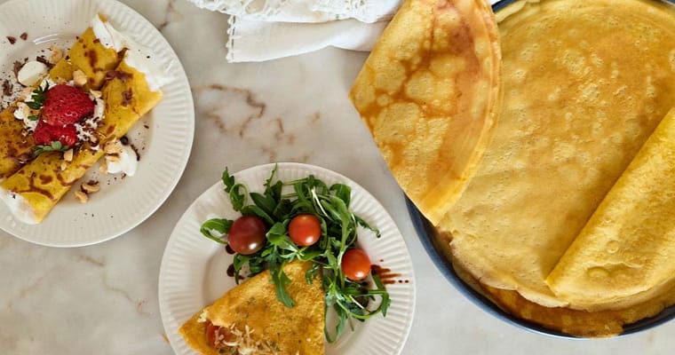 Como fazer Crepes Saudáveis e Fáceis com Farinha de Espelta