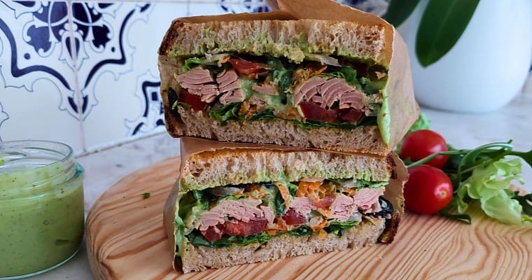 Sandwich de Atum com Maionese Saudável
