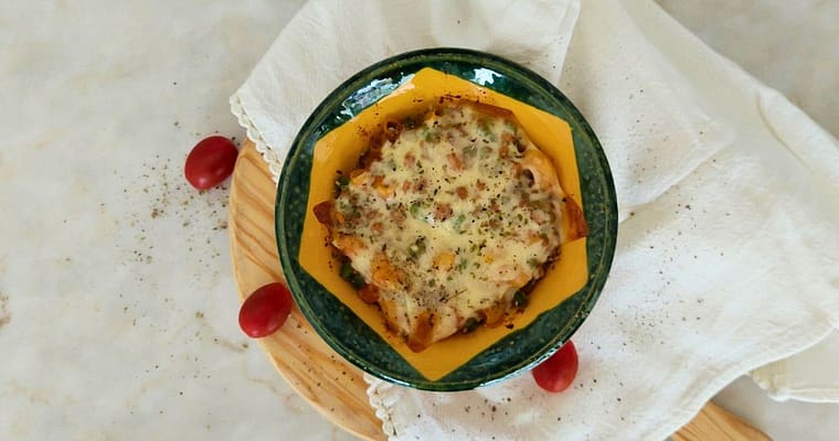 Gratinado com Carne Picada Rápido e Fácil | Receita de Massa com Queijo