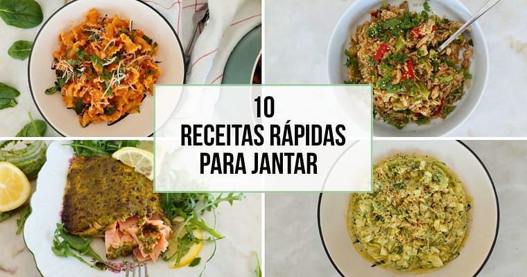 10 receitas rápidas para jantar: Receitas Simples e Saborosas