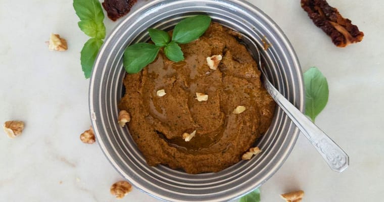 Molho Pesto de Tomate Seco (Pesto Rosso)