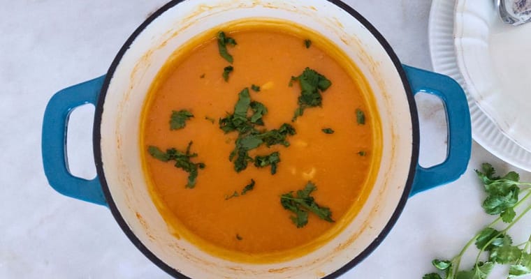 Sopa Cremosa de Peixe | Receita Saudável de Creme de Maruca e Legumes